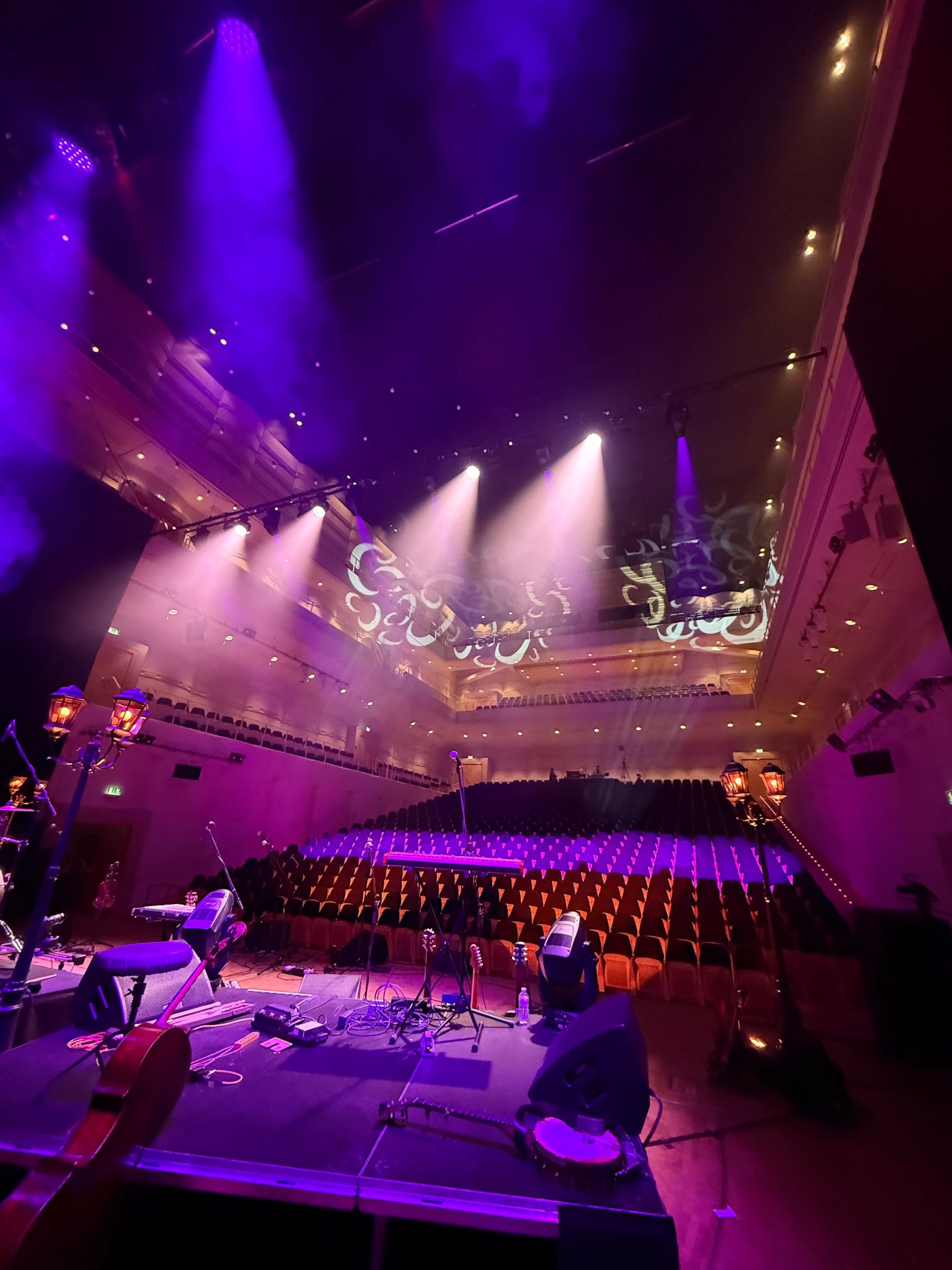 Bühne vor dem Konzert